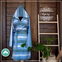 تصویر حوله تنپوش نخی سنتی یزدی طرح آریا کد 7 Cotton bathrobe towel