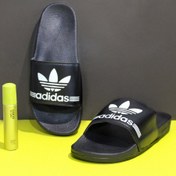 تصویر دمپایی زنانه آدیداس مشکی 