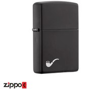 تصویر فندک زیپو مدل Zippo black matte pipe litr کد 218PL ا Zippo black matte pipe litr lighter 218PL Zippo black matte pipe litr lighter 218PL