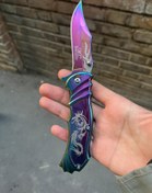 تصویر چاقو هلوگرامی برونینگ طرح اژدها اورجینال +ارسال رایگان 