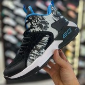 تصویر کفش بسکتبالی نایکی مدل Jordan 6 ظرفیت ۳۹ تا ۴۱ رنگ مشکی آبی 