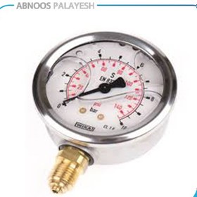 تصویر گیج فشار | صفحه 10 سانتی متر | 30-0 بار Pressure gauge