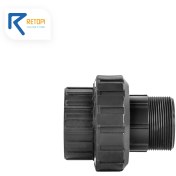 تصویر مهره و ماسوره یکسر مغزی یو پی وی سی ویسپار 