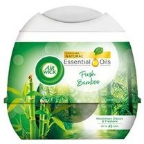 تصویر خوشبو کننده هوا چند منظوره ایرویک با رایحه جنگل بامبو Air Wick Scented Gel Fresh Bamboo, 180 gr