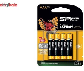 تصویر باتری قلمی و نیم قلمی سیلیکون پاور مدل Alkaline Ultra بسته 8 عددی ا Silicon Power Alkaline Ultra AA and AAA Battery Pack of 8 Silicon Power Alkaline Ultra AA and AAA Battery Pack of 8