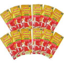 تصویر برنزه کننده فلورسان (Quick Tanning Juice) مدل بیلیستر پک 12 عددی 