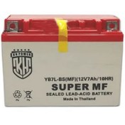 تصویر باتری موتورسیکلت۱۲ ولت ۷آمپر پهن ژله ای Golden kh طرح کلیک قیمت ها با احتساب تحویل باتری فرسوده می باشد