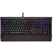 تصویر کیبورد با سیم کورسیر مدل کی 70 با کلیدهای مکانیکی مخصوص گیمینگ ا Vengeance K70 RGB Fully Mechanical Gaming Keyboard Vengeance K70 RGB Fully Mechanical Gaming Keyboard