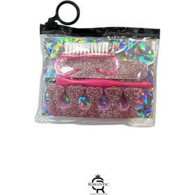 تصویر ست مانیکور کیفی شفاف 