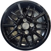 تصویر رینگ اسپرت خودرو ایران خودرو سایز ۱۵ اینچ مشکی 