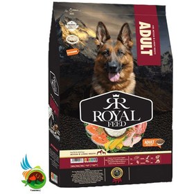 تصویر غذای خشک سگ بالغ نژاد متوسط و بزرگ رویال فید مدل Royal Feed Medium and Maxi adult وزن ۱۰ کیلوگرم 