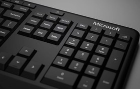 تصویر کیبورد ارگونومیک مایکروسافت، مشکی-مدل/RJU-00004 - ارسال 20 روز کاری ا Microsoft Ergonomic Desktop, Black Microsoft Ergonomic Desktop, Black