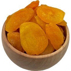 تصویر برگه زردآلو - ظرف کریستالی / 300 گرم 