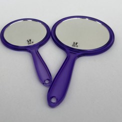 تصویر آینه آرایشی KING مدل 3X سایز بزرگ دسته‌دار 