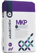 تصویر کود منوپتاسیم فسفات عربکم: ترکیب ایده‌آل فسفر ۵۲٪ و پتاسیم ۳۴٪ برای رشد و باردهی بی‌نظیر 