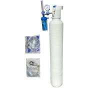 تصویر کپسول اکسیژن ۱۰ لیتری با مانومتر 10 liter oxygen capsule with manometer