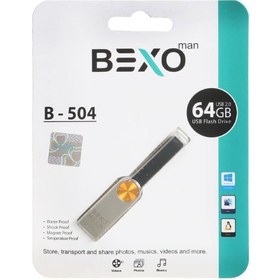 تصویر فلش مموری بکسو B_504 ظرفیت 64 گیگابایت USB Flash BEXO 64G B-504