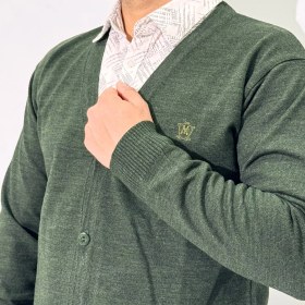 تصویر بافت یقه هفت دکمه دار 