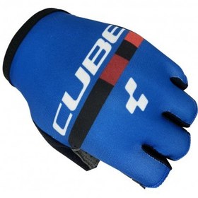 تصویر دستکش دوچرخه سواری اسپید مدل cube آبی Cycling gloves