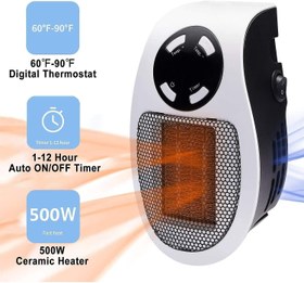 تصویر هیتر برقی پریزی مدل Portable Heater با پرتاب باد عالی 