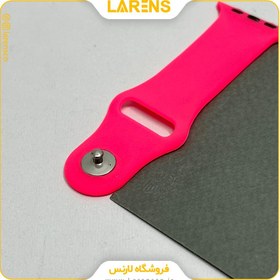 تصویر لارنس | قیمت و خرید بند سیلیکون اپل واچ 42/44/45mm كد 47 رنگ Shiny Pink 