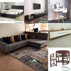 تصویر پک سرویس چوب جهیزیه کد ۲ 