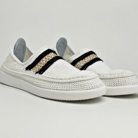 تصویر گیوه مدل سبزینه - سفید / 4 giveh_mardane