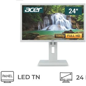 تصویر مانیتور استوک 24 اینچ Acer B246HL | سفید + اسپیکر داخلی مشتری‌مداری، راز موفقیت ماست. شما هم امتحان کنید!