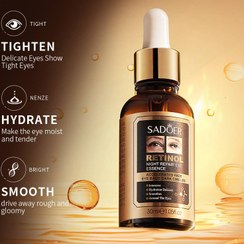 تصویر سرم ترمیم کننده دور چشم رتینول سادور 30 میل SADOER RETINOL LUXURIOUS EYE ESSENCE