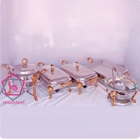 تصویر سوفله خوری ست ۵ تیکه مد استیل 