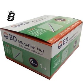 تصویر سرنگ انسولين یک سی سی بی دی گیج ۳۱ ا BD insulin syringe 1ml packet 10 pieces BD insulin syringe 1ml packet 10 pieces