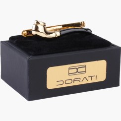 تصویر گیره کراوات طلایی پیپ 