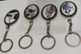 تصویر چاپ روی سرکلیدی فلزی 