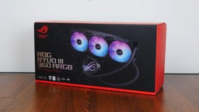 تصویر خنک کننده مایع پردازنده ایسوس مدل ASUS ROG RYUO III 360 ARGB(استوک) 