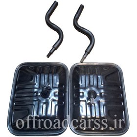 تصویر آینه بغل خودرو جیپ صحرا بسته دو عددی چپ و راست 