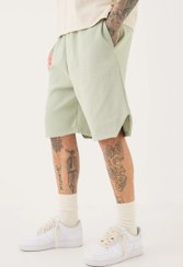 تصویر شلوارک کتان کمر کش 