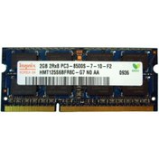 تصویر رم لپ تاپ هاینیکس ظرفیت 2 گیگابایت فرکانس 1066 مگاهرتز ا hynix 2GB PC3-8500S DDR3-1066MHz SoDimm Notebook RAM Memory Module hynix 2GB PC3-8500S DDR3-1066MHz SoDimm Notebook RAM Memory Module