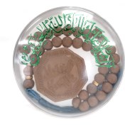 تصویر پک مهر و تسبیح باکس طلقی گرد کد 0335 