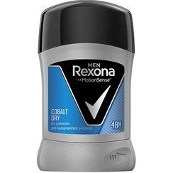 تصویر استیک ضد تعریق مردانه COBALT DRY حجم 50 میل رکسونا Rexona Stick Deodorant Cobalt Dry Anti Perspirant For Men 50ml