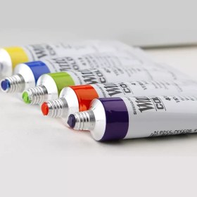 تصویر آبرنگ شین هان ۷/۵میل آبرنگ شین هان سری پروفشنال تک رنگ موجود در ۴۸ رنگ آبرنگ تیوپی ۷/۵ میل سری پروفشنال شین هان کیفیت عالی و ماندگاری بالا ساخت کره رنگدانه های غلیظ