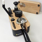 تصویر ست استند پرتافیلتر پرادا و تجهیزات اسپرسوساز - مشکی / ۵۸ 