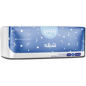 تصویر نوار بهداشتی مشبک بالدار مخصوص شب سایز خیلی خیلی بزرگ پنبه ریز ۱۰ عددی Panberes Sanitary Napkin Night Size Very Very Large 10pcs