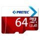 تصویر رم میکرو 64 گیگ با خشاب PRETEC 100M/S 667X 