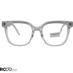 تصویر عینک بلوکات با فریم بی رنگ، شفاف، از جنس کائوچو و شکل ویفرر مدل CD66002 