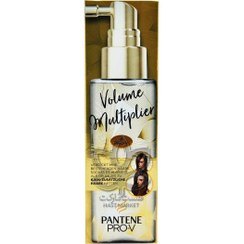 تصویر سرم موحجم دهنده موهای نازک پنتن مدل طلایی حجم 100 میلی لیتر pantene pro v model volume multiplier for feines hair 100ml