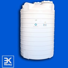 تصویر مخزن آب عمودی سه لایه پلی اتیلن 8000 لیتری پلاستونیک مدل 6392 PLASTONIC Vertical polyethylene water tank 8000 lit