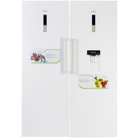 تصویر یخچال فریزر دوقلو سینجر 36 فوت مدل STAR-RFW STAR-RFW 60-foot Sinjer twin refrigerator-freezer