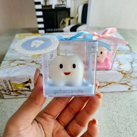 تصویر گیفت شمع دندونی 