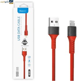 تصویر کابل میکرو یو اس بی وریتی مدل CB3137A طول 1 متر Verity CB3137A USB to microUSB cable 1m