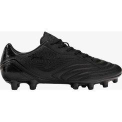 تصویر کفش فوتبال مردانه آگیلا 2321 مشکی برای زمین‌های سخت برند joma Aguila 2321 Black Firm Ground Men's Black Football Boots